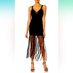 NWT! COSMOPOLITAN X Dress the Population Valencia dress defect